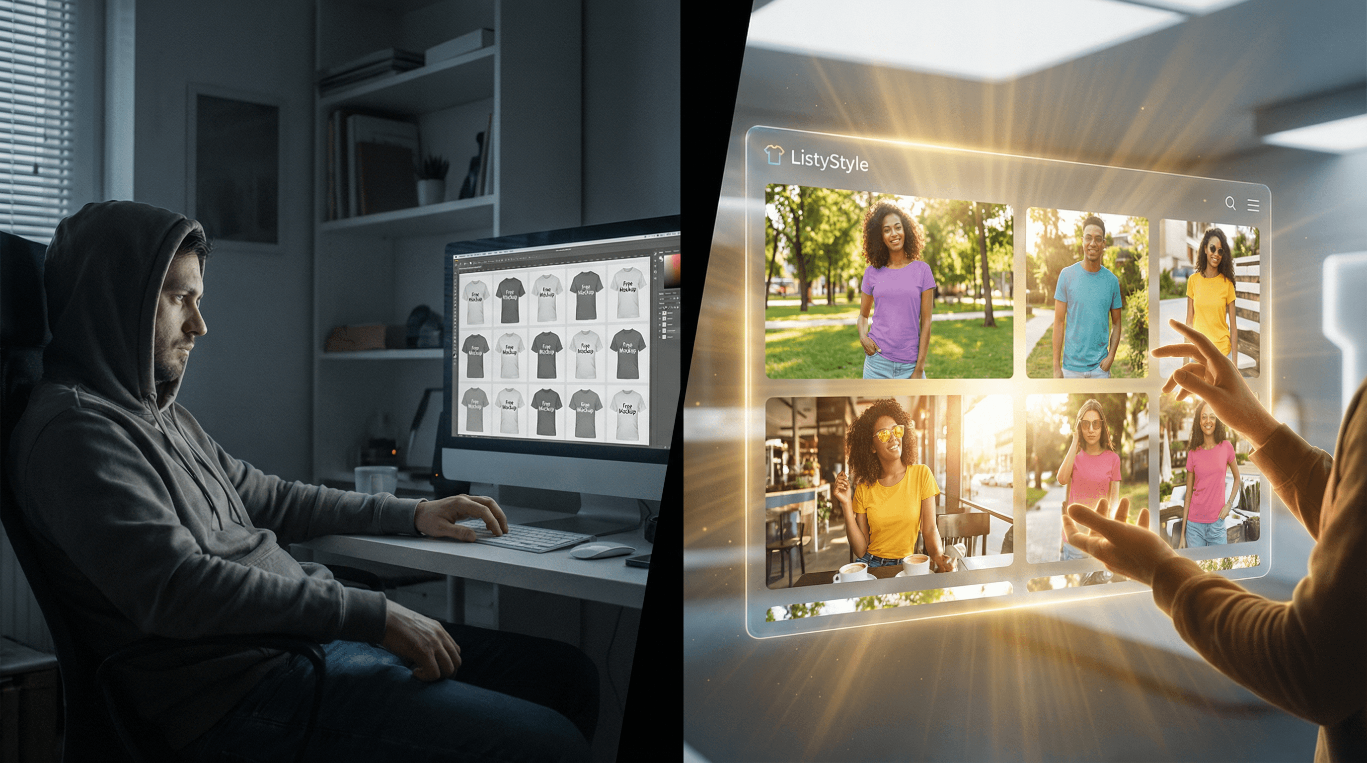 Free T-Shirt Mockup Guide: Top Sources & The Automated Alternative blog post