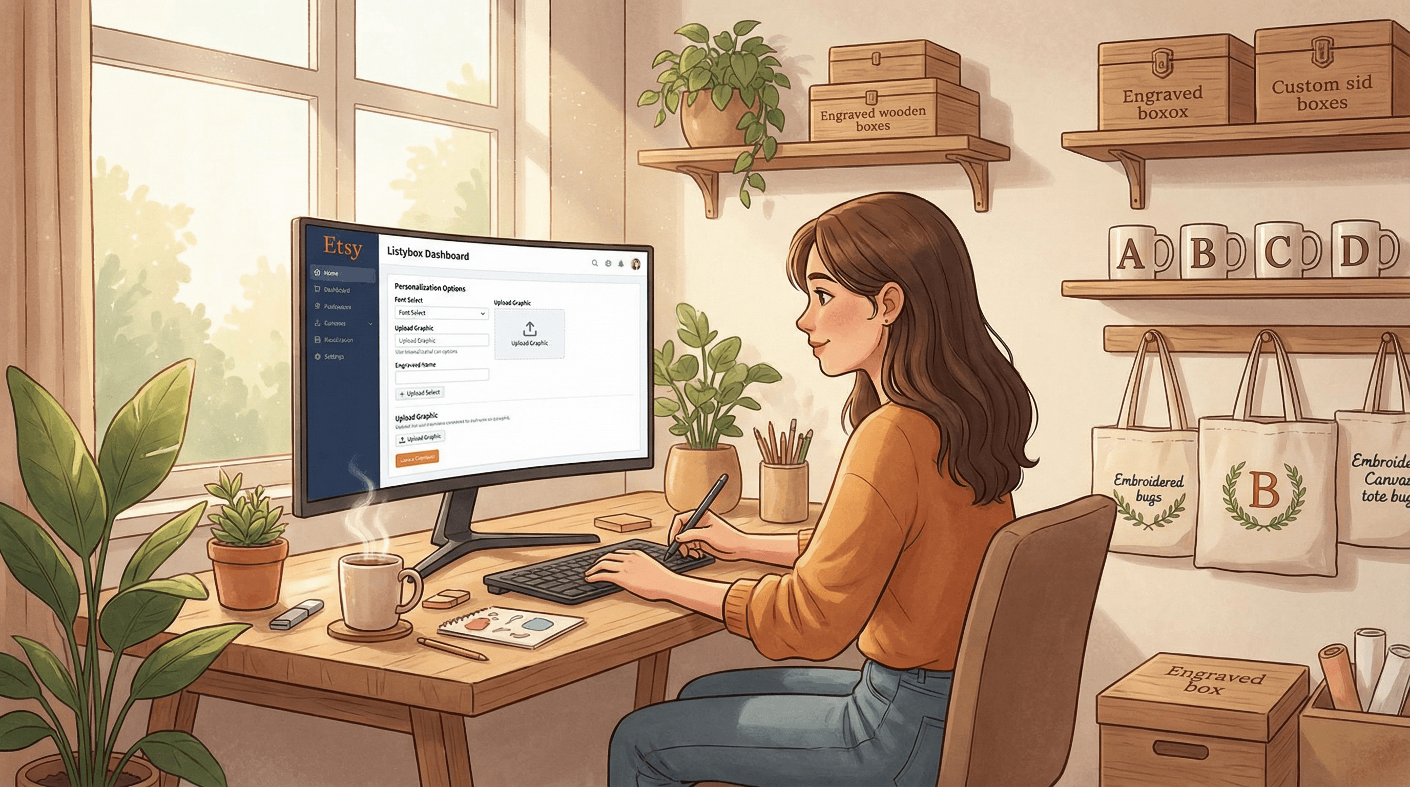 Cover for Etsy Personalization: How to Command Premium Prices and Scale Your POD Business