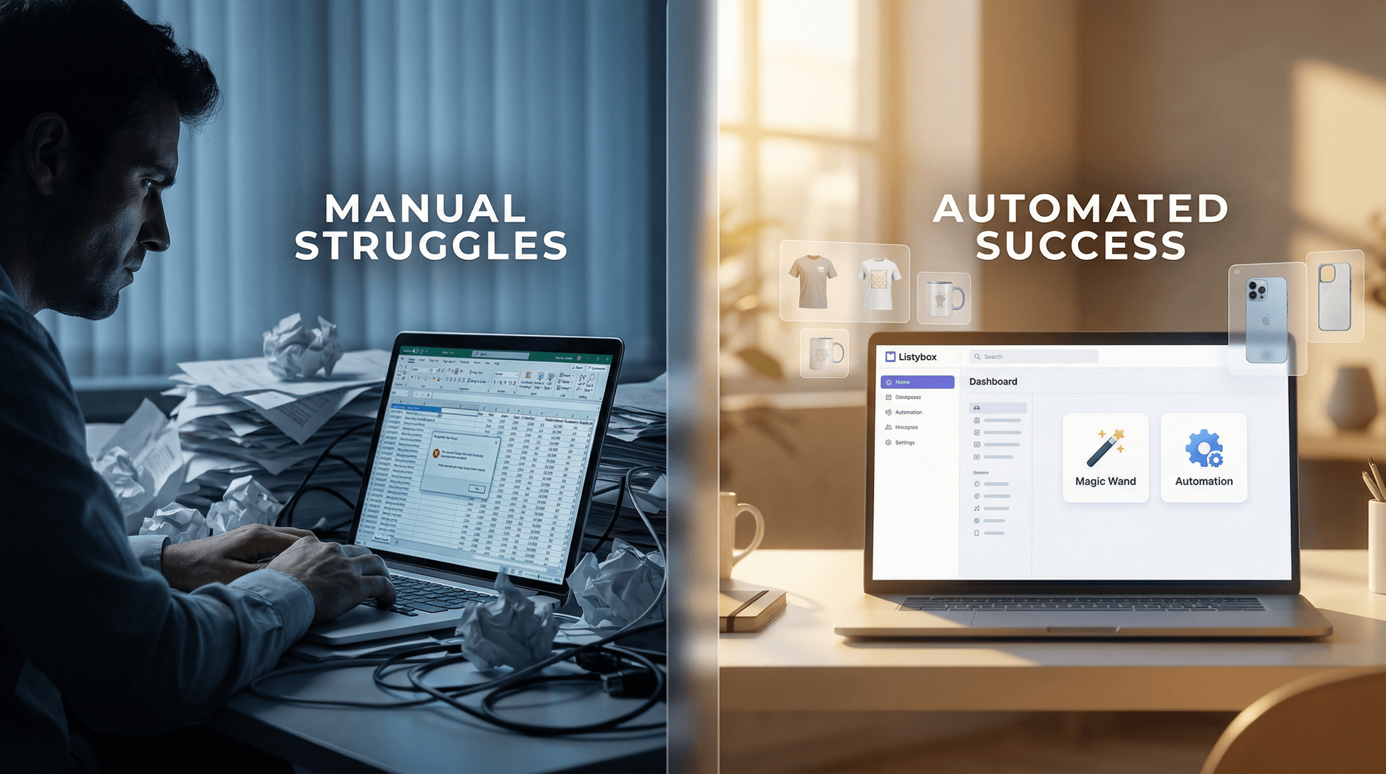 Listybox vs. Printify: The Integrated Ecosystem Advantage blog post