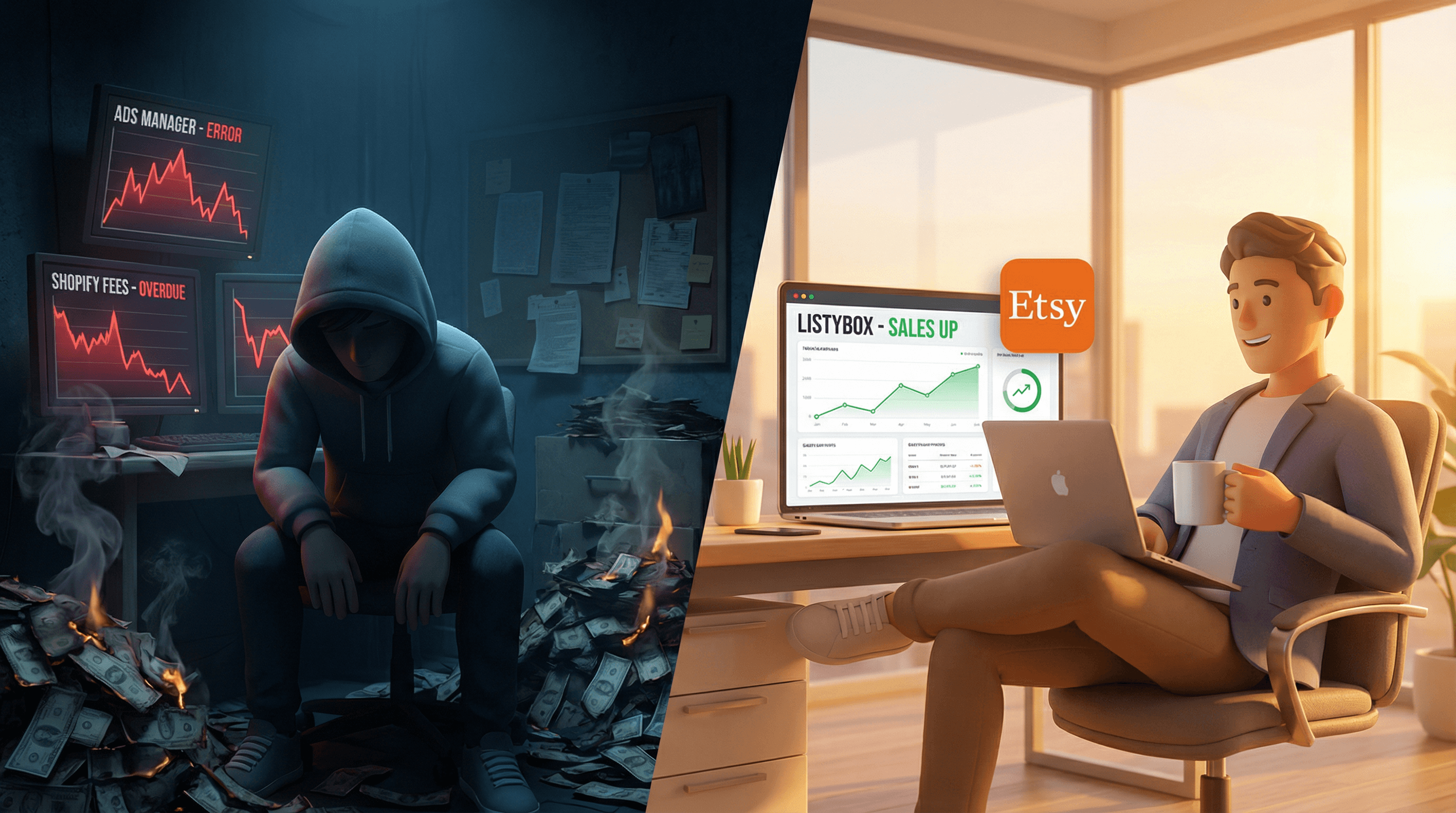 Cover for Shopify Dropshipping Guide: The Hidden Costs vs. The Etsy Advantage