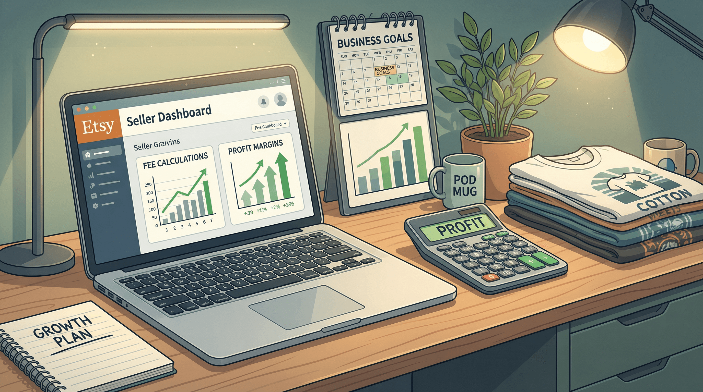 Cover for Etsy Fees Explained: The Complete 2026 Guide with Profit Margin Calculations
