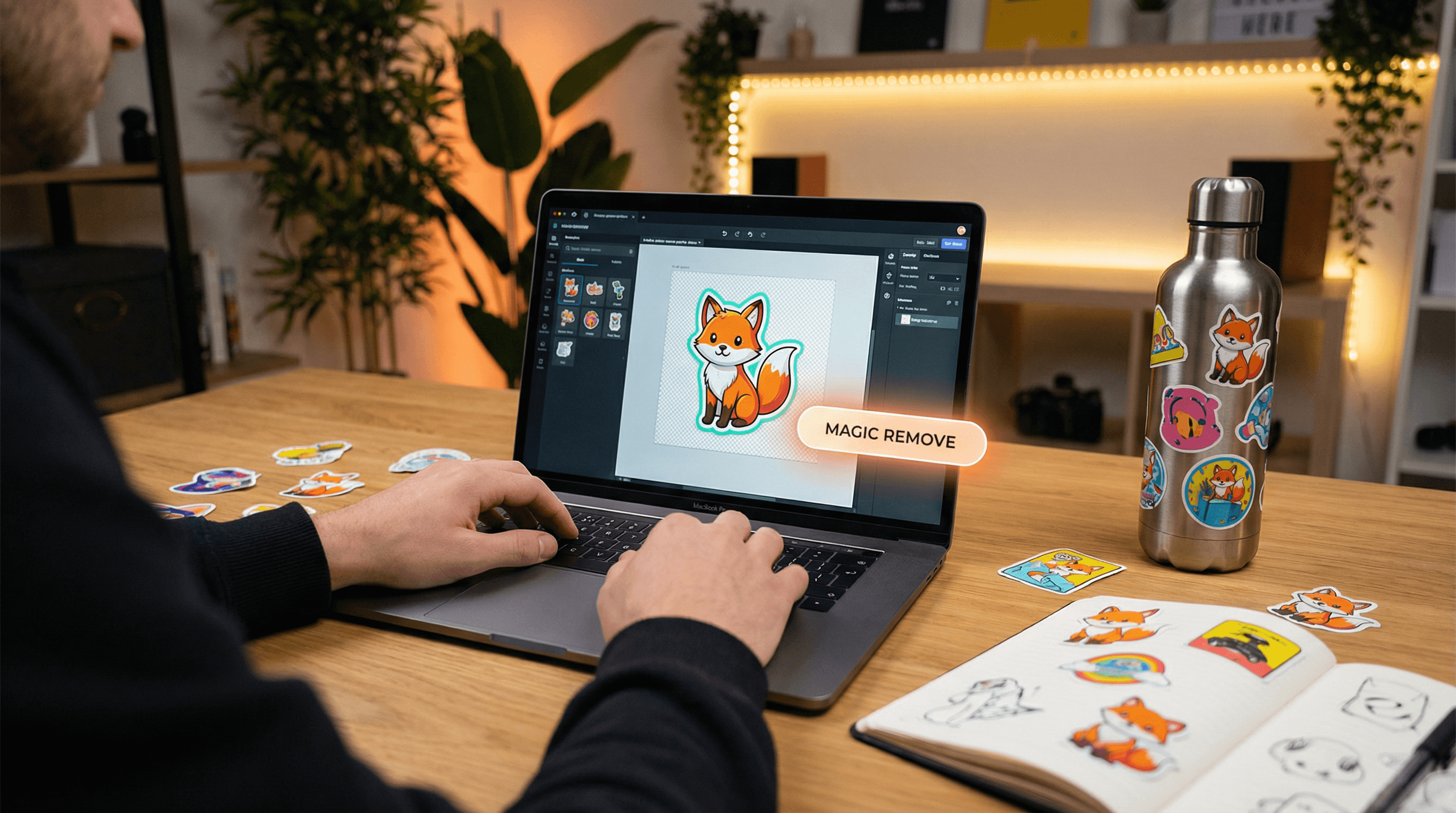 Design and Sell Stickers: The Secret to High-Margin Passive Income blog post