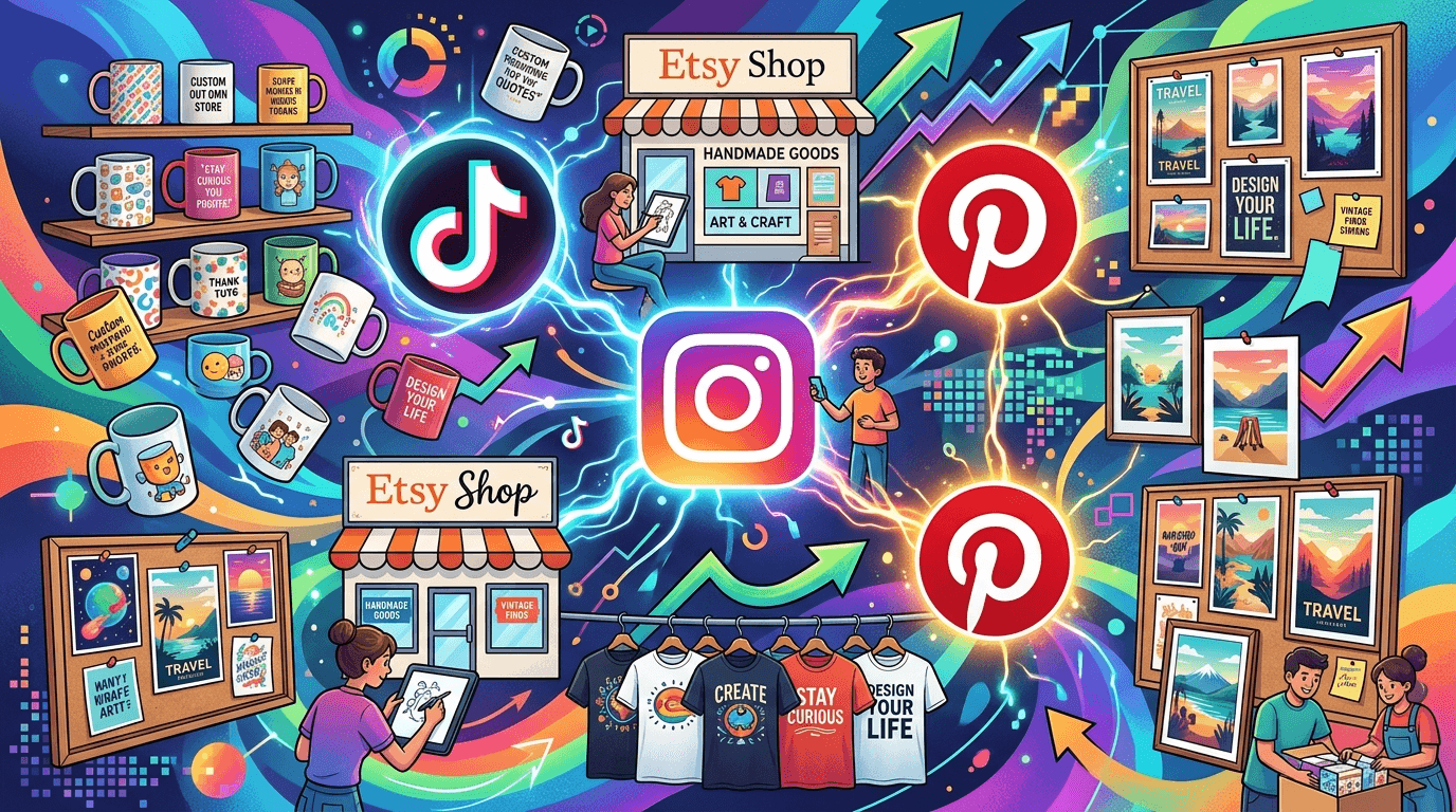 Cover for Mastering Social Media for Print on Demand: The Hub-and-Spoke Strategy