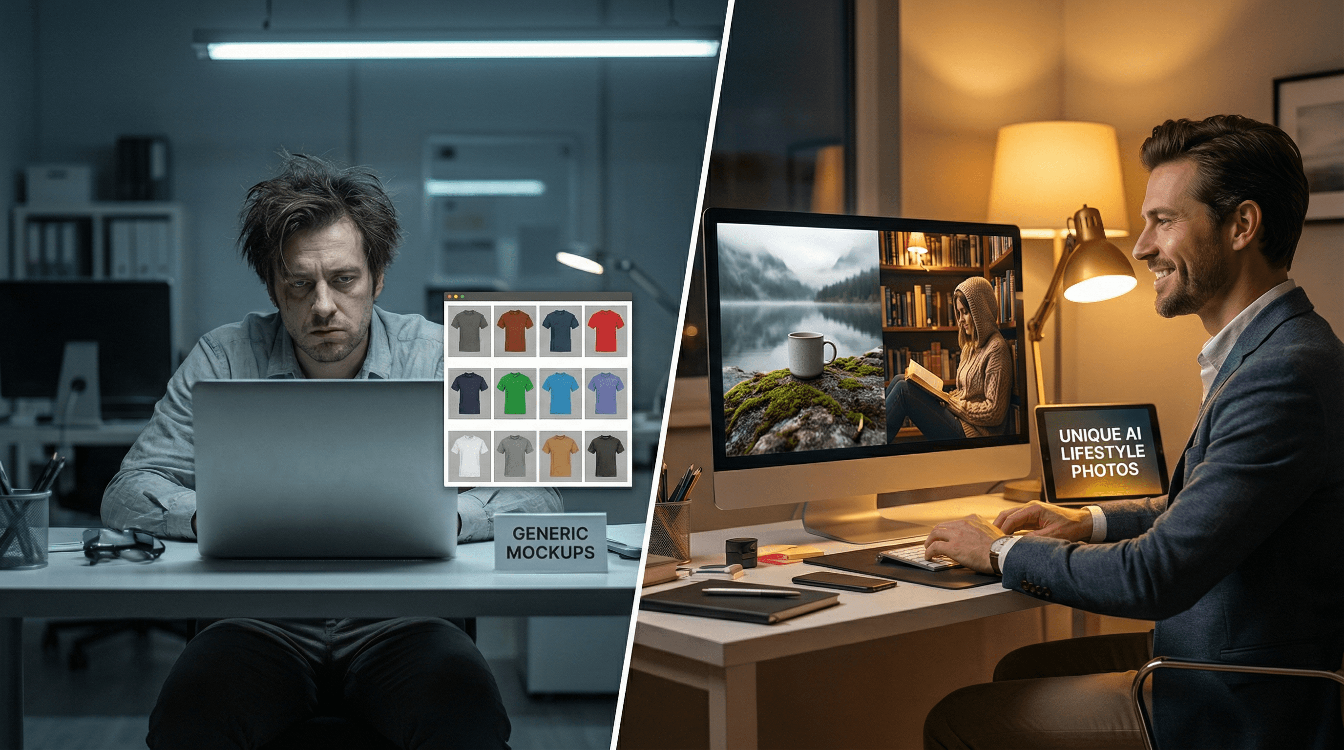 Cover for ListyStyle vs Placeit: Why Unique AI Images Outsell Generic Templates on Etsy