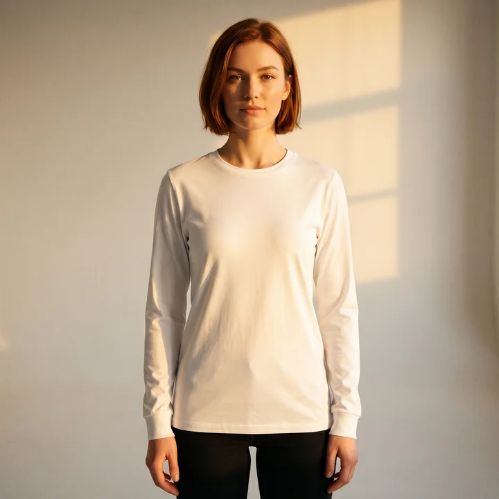 HD Cotton Unisex Long-⁠Sleeve T-⁠Shirt - Fruit of the Loom 4930R