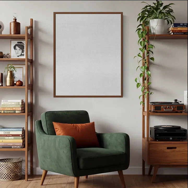 Matte Canvas, Framed (Vertical)