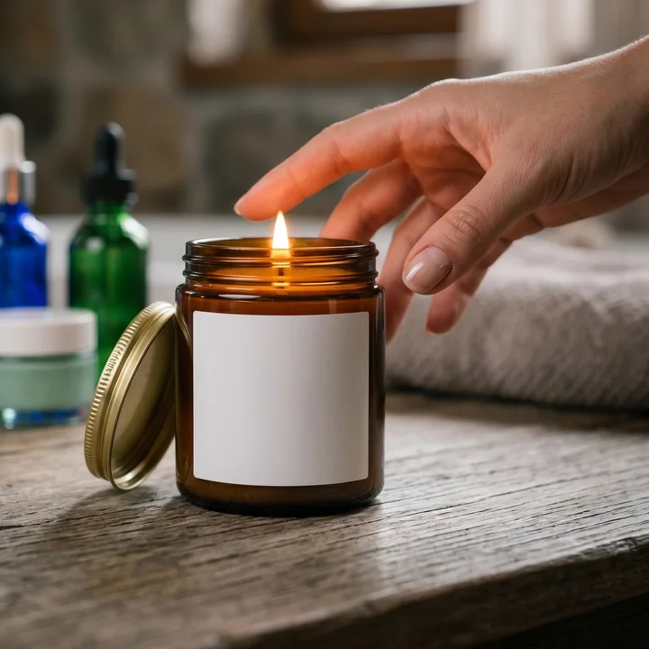 Scented Candles, Coconut Apricot Wax (4oz, 9oz)