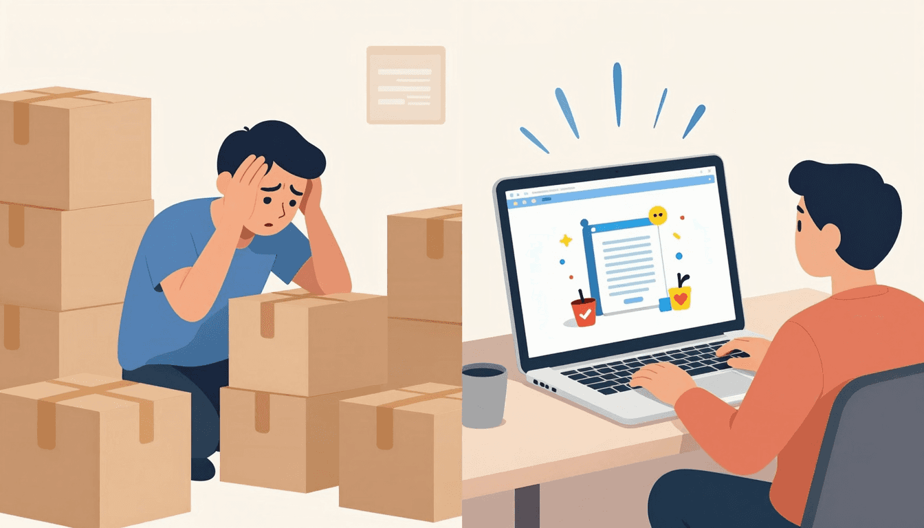 Comparison between traditional inventory business and print on demand no-inventory model