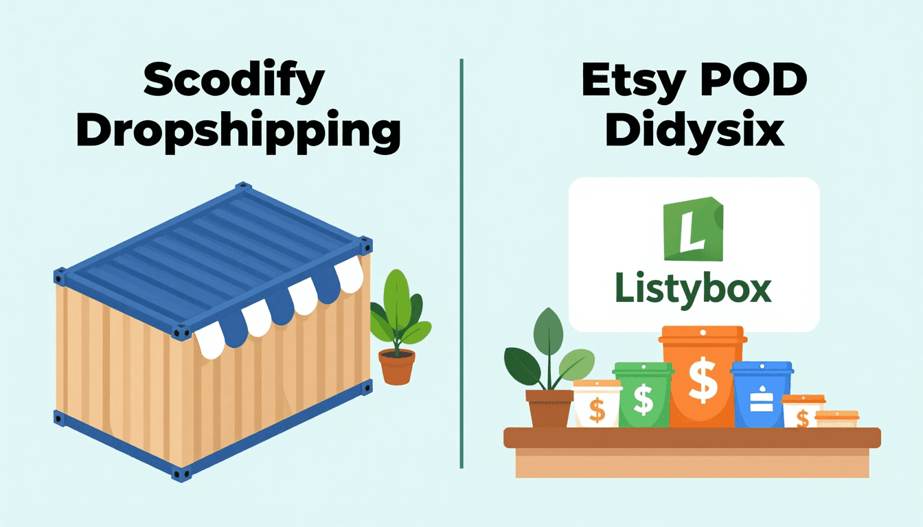 Comparison of Shopify vs Etsy business models